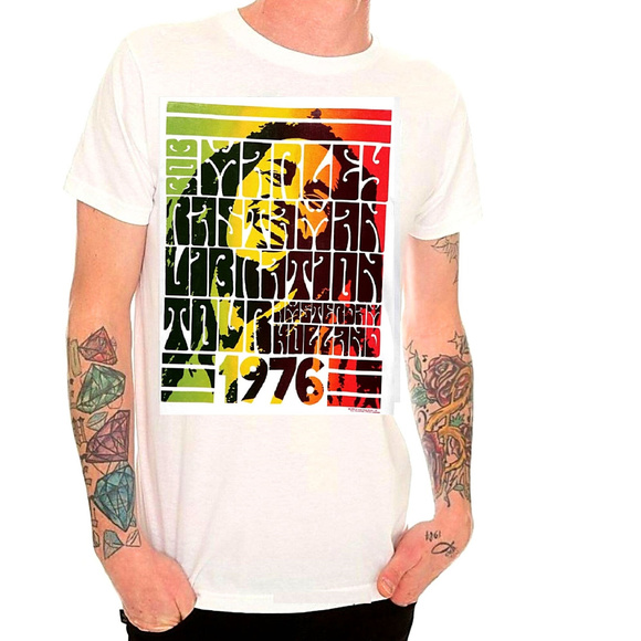 Zion Rootswear Other - Bob Marley Rastaman Vibration Tour rock 1976 Rasta Reggae T-shirt Tour 3XL NWT